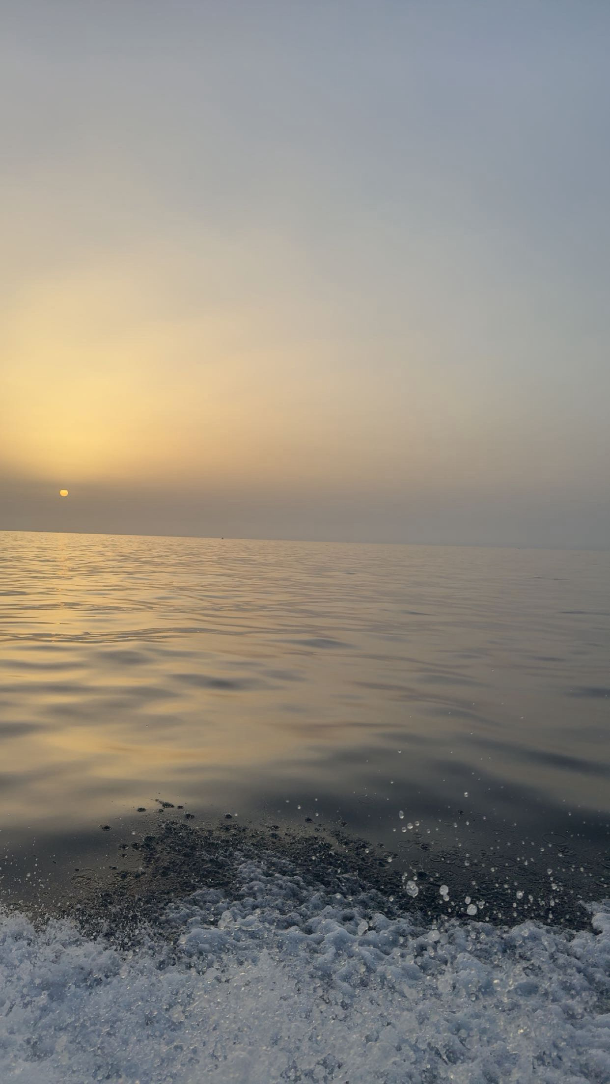 Coucher de soleil sur la Méditerranée